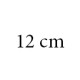 12 cm  + 3,00TL 